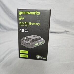Greenworks 24V‎ 2.0Ah Lithium Battery 48Wh PowerAll NEW in Box